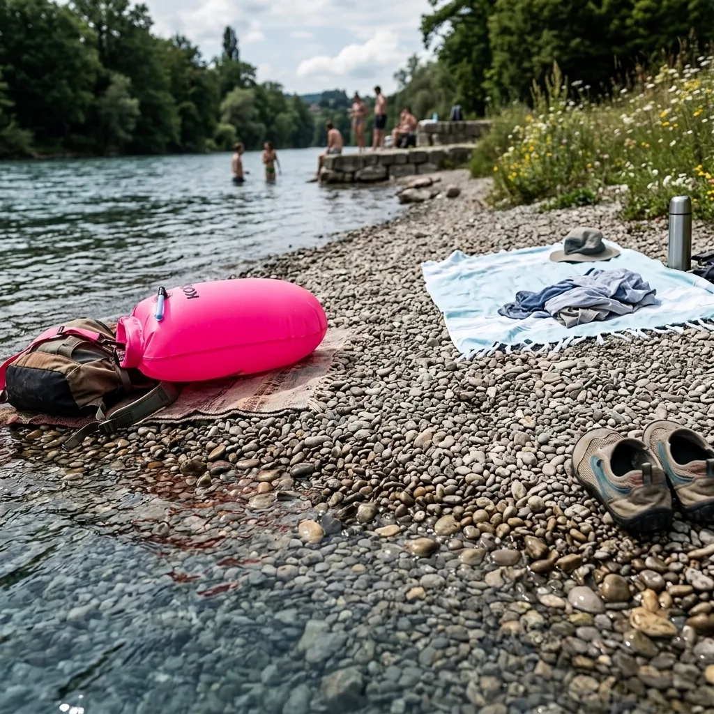 Fluss Schwimmen Bundle, Erlebnisbild 1