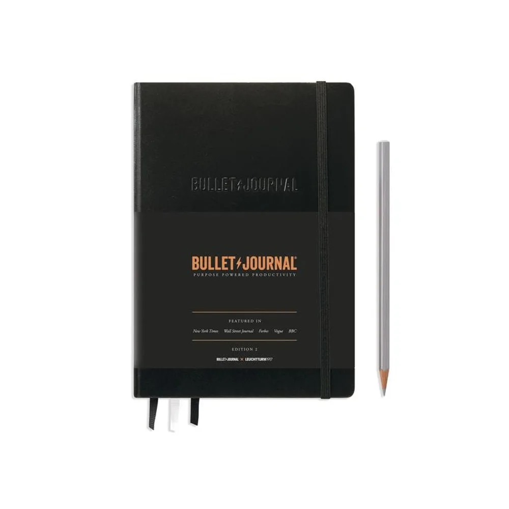 Leuchtturm Notizbuch Bullet Journal Edition 2, A5, Dot, Schwarz